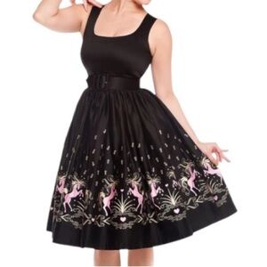 NWT Pinup Couture Aurora Dancing Horses Dress